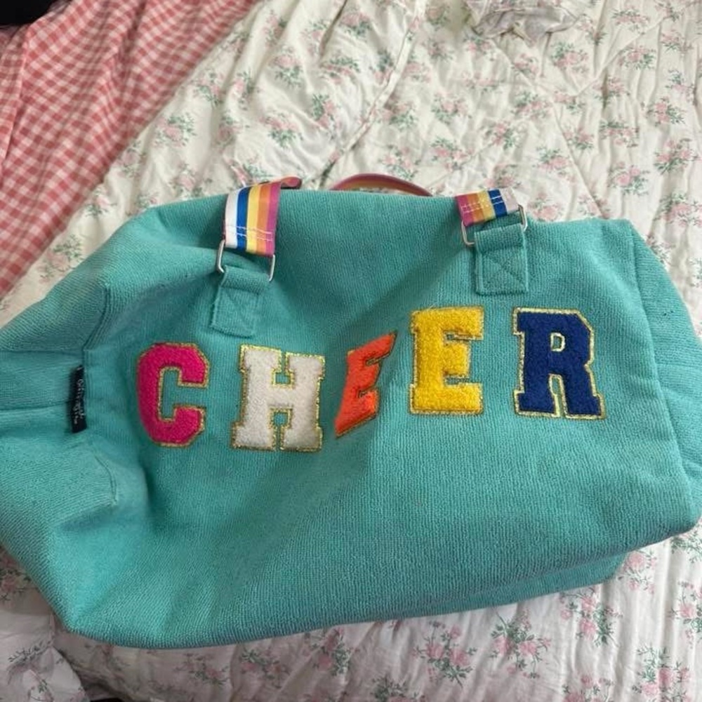 Cheerful Blue Tote Bag